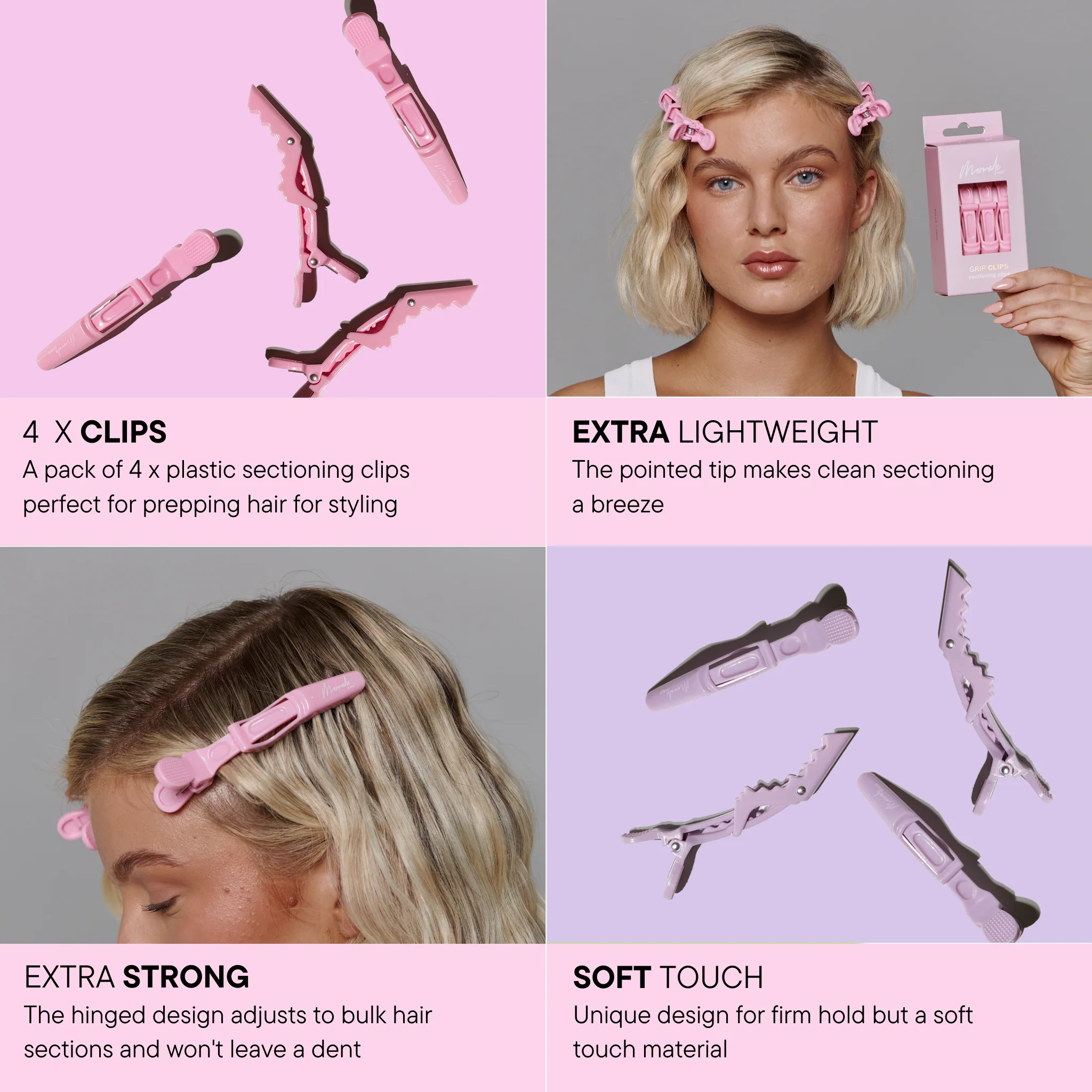 Grip Clips - Lilac - Image 7