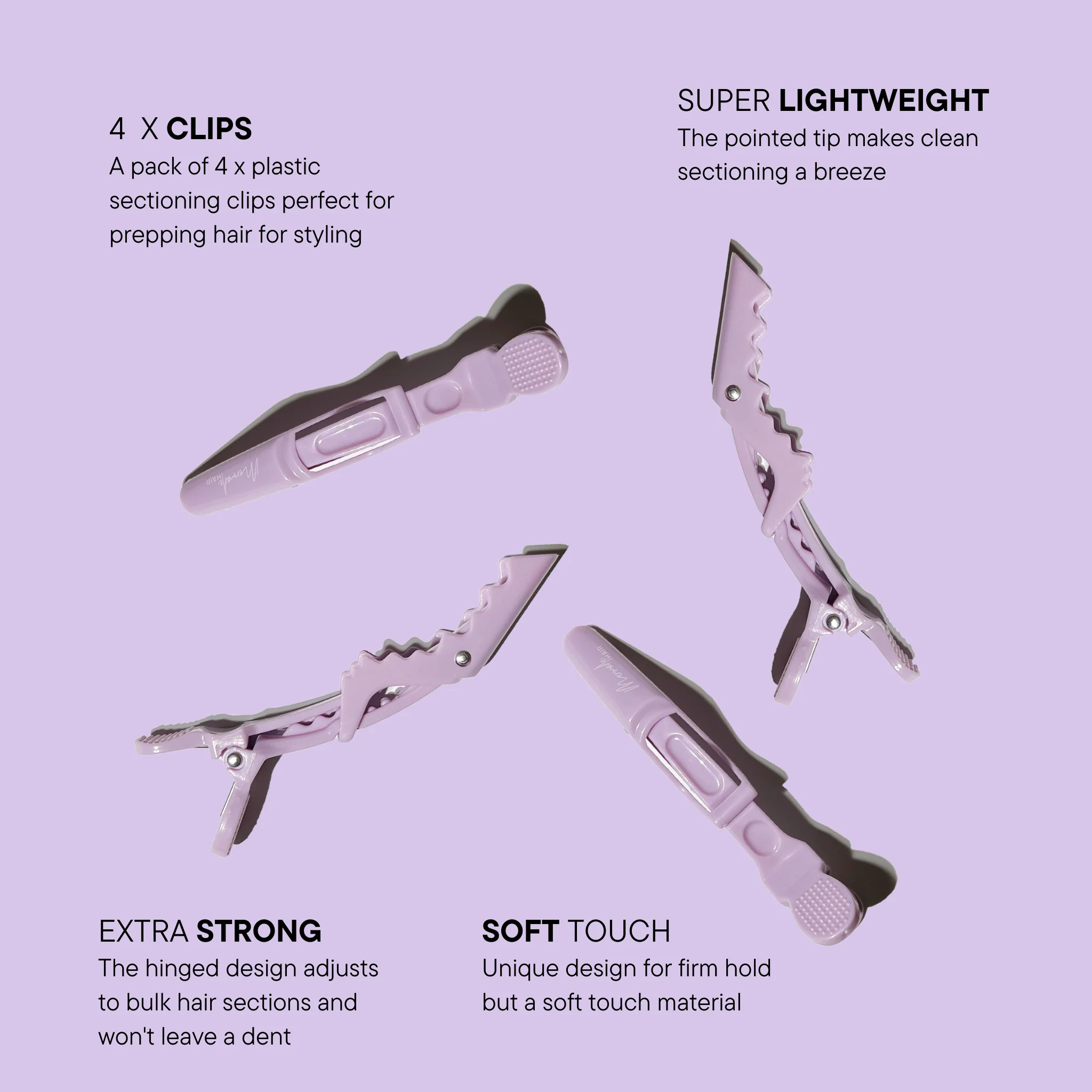 Grip Clips - Lilac - Image 8