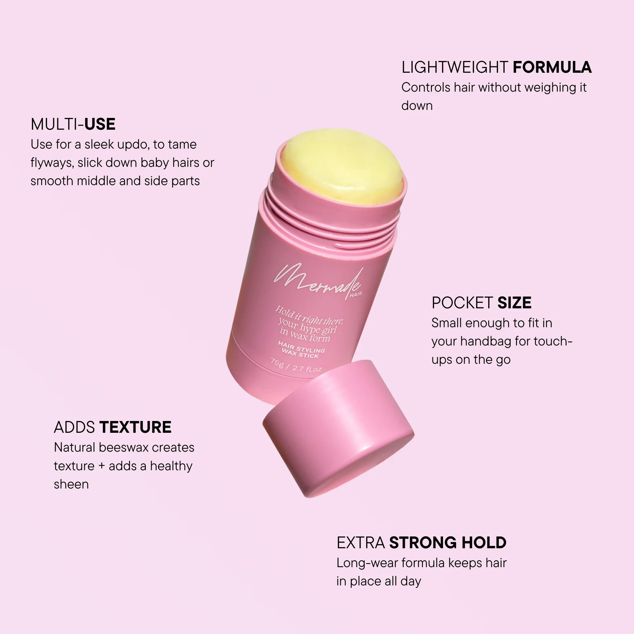 Mini Hair Styling Wax Stick - Image 6