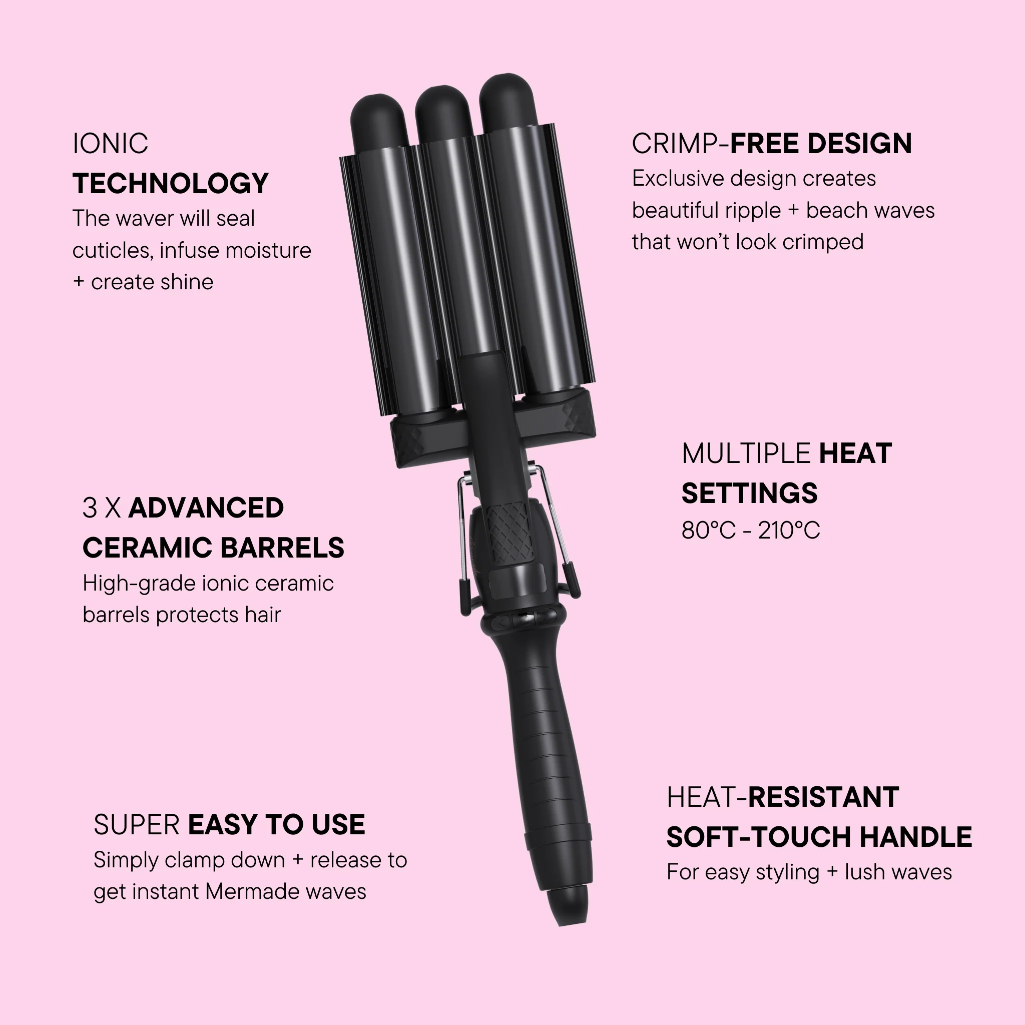 1" Mini Pro Waver - Black - Image 11